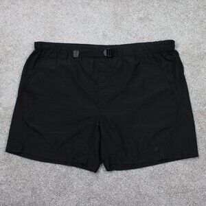 The North Face Swim Trunks Mens XL Black Belted Bathing Suit w/ 6" inseam
